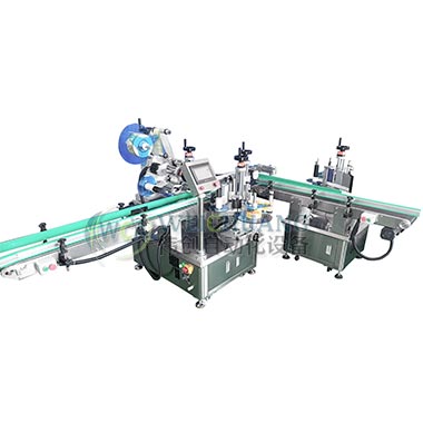 塑料盒多面貼標(biāo)機(jī)-四標(biāo)頭